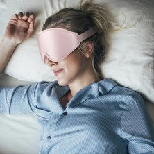 Viscoshy Siyah 3D Uyku Göz Bandı Gözlüğü