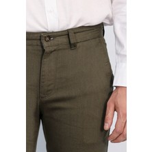 Velvarde Slim Chıno Pantolon Haki