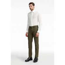 Velvarde Slim Chıno Pantolon Haki