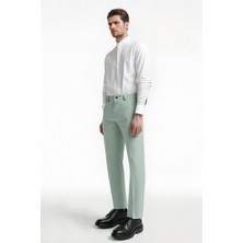 Velvarde Slim Chıno Pantolon Su Yeşili