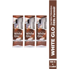White Glo Çay -Kahve İçenlere Beyazlatıcı Diş Macunu 150g Avantajlı Paket X 3 Adet
