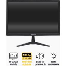 Monitörlü 4'lü Kamera Seti – Exitcam 1080P Fullhd + 1tb HDD + 19'' Ekran Dahil