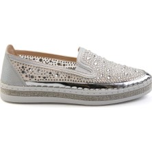 Gümüş  Kadın Casual Ayakkabı K01727837209