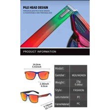 Güneş Gözlüğü Polarize ve UV400 Korumalı Renkli Hafif Şık Tasarım Unisex