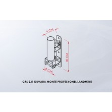 Duvara Monte Profesyonel Landmine