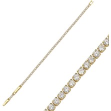 2,5mm 14K Rengi Su Yolu Bileklik