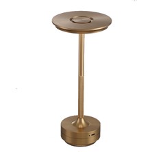 Angoravi Cata Ct 8438 Toronto Gold Kasa 3 Renkli Dokunmatik Şarjlı Masa Lambası