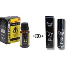 Eros Happy Hours Kadınlara Özel Damla + Eros Sprey