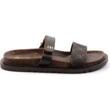 Kahve Leather Kadın Terlik K04666014003