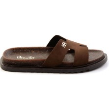 Kahve Leather Kadın Terlik K04666013801
