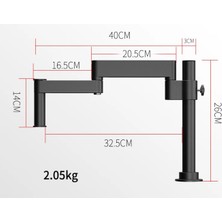 BST-X101 MİKROSKOP KATLANIR 360 DERECE TEK KOL SABİT KALDIRMA MİKROSKOP TUTUCUSU AKSESUAR