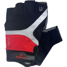 Hattrick Flash Fitness Eldiveni - Siyah-Kırmızı - L