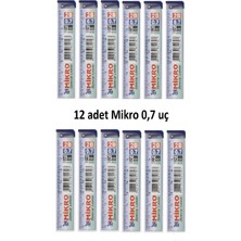 Min Kalem Ucu 0.7 Uc 2b Dereceli Cetvelli - 12 Li Paket