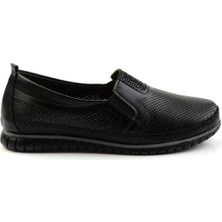 Siyah Leather Kadın Casual Ayakkabı K01140005203