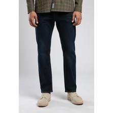 Lee Cooper Rico Yüksek Bel Normal Kesim Düz Paça Mavi Erkek Jean Pantolon