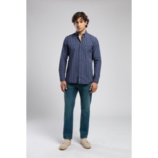 Lee Cooper Rico Yüksek Bel Normal Kesim Düz Paça Mavi Erkek Jean Pantolon