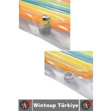 Dayanıklı Yüzme Havuz Deniz Keyif Içecek Koyma Yeri Koltuklu Tasarım Şişme Lüks Şeffaf Deniz Yatağı