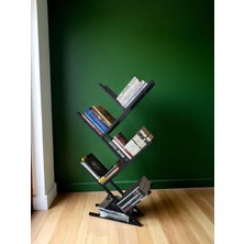 Miralay Metal Modern Kitaplık - Siyah