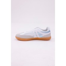 Dijital Baskı Unisex Samba Beyaz-Mavi Günlük Spor Ayakkabı