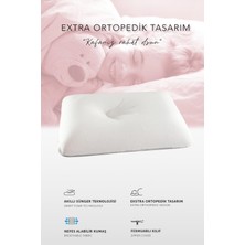 Visco Akıllı Sünger Ortopedik Sünger Boyun Destek Yastığı Oval Kesim