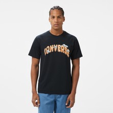 Converse Classic Erkek Baskılı Siyah T-Shirt