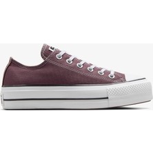 Converse Chuck Taylor All Star Lift Kadın Bordo Platform Sneaker