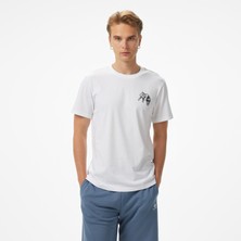 Converse Skeleton Party Erkek Beyaz T-Shirt