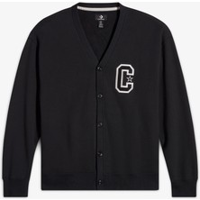 Converse Retro Cardigan Erkek Siyah Hırka