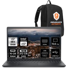 Dell Inspiron 15 3530 Intel Core I5 1334U 16GB 512GB SSD 15.6" Fhd 120Hz Fdos Taşınabilir Bilgisayar & Per4 Çanta I35303401UP312