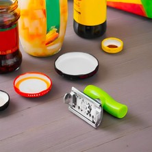 Nazarone Kavanoz Kapağı Açma Aparatı Paslanmaz Çelik-Yeşil