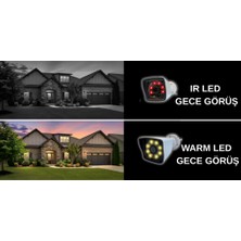 7 Kameralı 5mp Lens 1080P Warm LED Gece Renkli 320 GB HDD Dahil Güvenlik Seti - 27320W