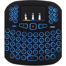 Kablosuz Işıklı Mini Smart Akıllı Klavye Oyun Konsolu Uyumlu Mini Klavye Işıklı