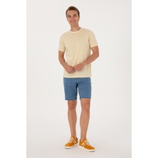 U.S. Polo Assn. Erkek Mavi Jean Şort 50304411-DN0022