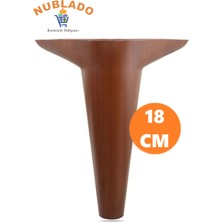 Aspen Lüks Mobilya Kanepe Koltuk Tv Ünitesi Konsol Yükseltici Ayağı Ayakları 18 cm Ahşap Desenli