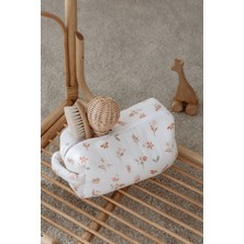 Tuğba Kuğu Müslin Bakım Çantası - Pureline Series - Warm Flowers