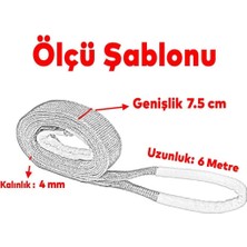 Vinç Sapan Polyester Spanzet 3 Ton 6 Metre Sarı Sağlam Yük Kaldırma Taşıma Indirme Caraskal Halat