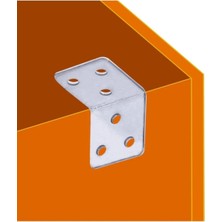 L Demiri Mobilya Eşya Dolap Duvara Sabitleme Köşebent Bağlantı Aparatı Gönye 35X35X30 mm 25 Adet