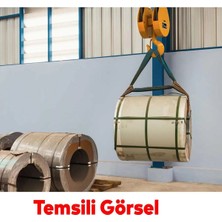 Vinç Sapan Polyester Spanzet 1 Ton 4 Metre Lila Sağlam Yük Kaldırma Taşıma Indirme Caraskal Halat
