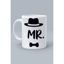 Mr. Adam Erkek Tasarım Baskılı Beyaz Klasik Kupa Bardak