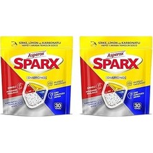 Asperox Bulaşık Makinesi Deterjanı Kapsülü, 30 Yıkama, 2'li Paket