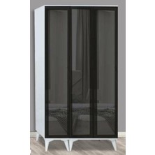 Delüx 3 Kapılı Beyaz Dolap