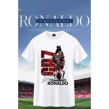 Forma Cr7 Ronaldo Poster Baskılı Unisex T-Shirt/tişört - Tüm Yaş Grupları