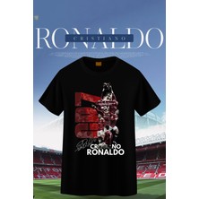 Forma Cr7 Ronaldo Poster Baskılı Unisex T-Shirt/tişört - Tüm Yaş Grupları