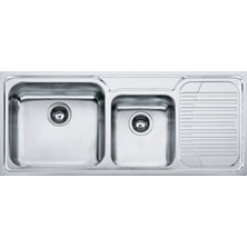 Franke Galassia Gax 621 Sağ Damlalıklı 2 Gözlü Paslanmaz Çelik Mutfak Eviyesi 50X116CM