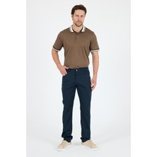 Erkek Regular Fit Gabardin %98 Pamuk %2 Elastan Rahat Günlük Klasik Düz Kesim Pantolon 1162