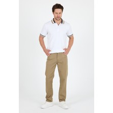 Erkek Regular Fit Gabardin %98 Pamuk %2 Elastan Rahat Günlük Klasik Düz Kesim Pantolon 1162