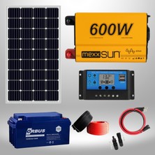 Kamusolar Bağ Evi & Karavan Tv + Aydınlatma Solar Paketi – 1.2 Kwp