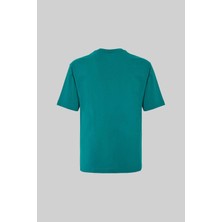 Erkek Basic Relaxed Ince Pamuklu Bnt. Yeşil Tişört
