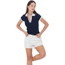 Yakamor Kadın Kaşkorse Polo Yaka Tshirt