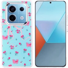 Apsuwa Xiaomi Poco X7 Kılıf Hadra Figürlü Silikon Kelebek